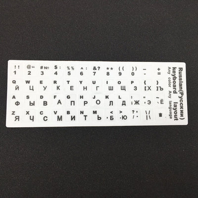 Notebook Keyboard Stickers Russian Keyboard Stickers wristelite