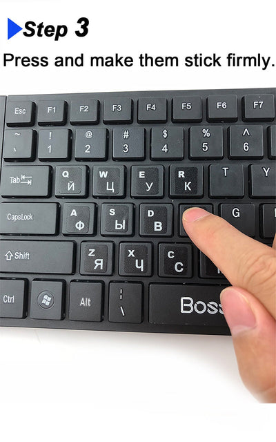 Notebook Keyboard Stickers Russian Keyboard Stickers wristelite