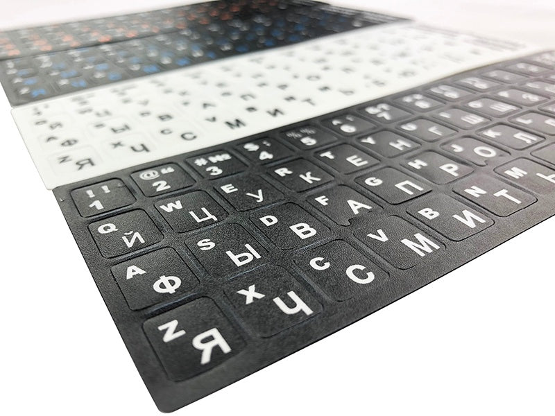 Notebook Keyboard Stickers Russian Keyboard Stickers wristelite