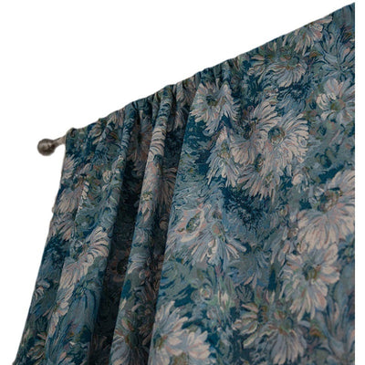 Yarn-dyed Jacquard Bedroom Bay Window Semi Blackout Curtain wristelite