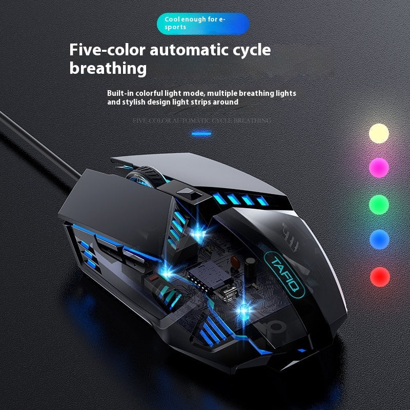 Gaming Mouse Luminous Wired E-sports Computer Accessories null