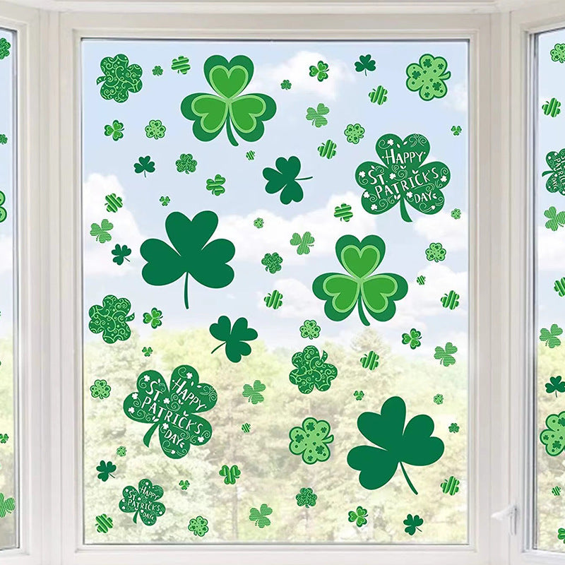 St Patrick's Day Window Stickers Window Glass Sticker wristelite