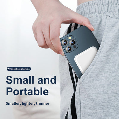 Mini Magnetic Power Bank 5000mAh Wireless wristelite
