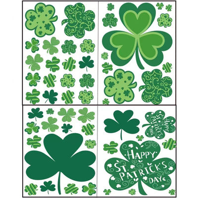 St Patrick's Day Window Stickers Window Glass Sticker wristelite